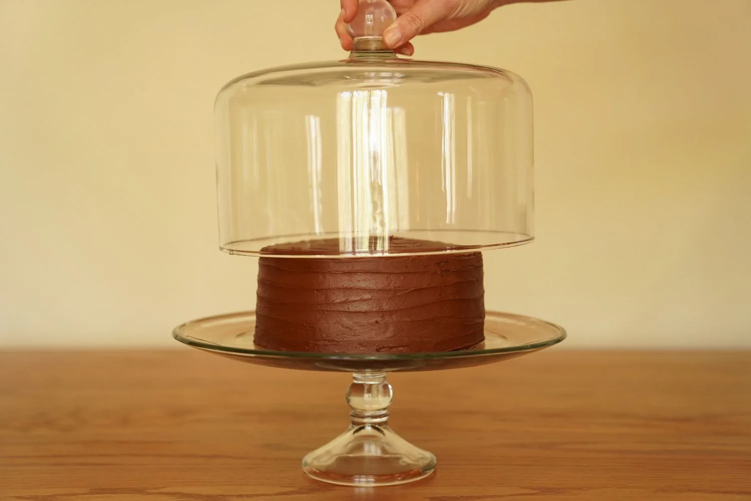 Libbey Cake Stand with Dome