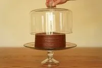 Libbey Cake Stand with Dome image 3