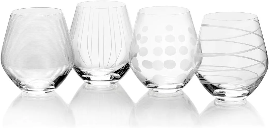 Mikasa Cheers Stemless Wine Glasses